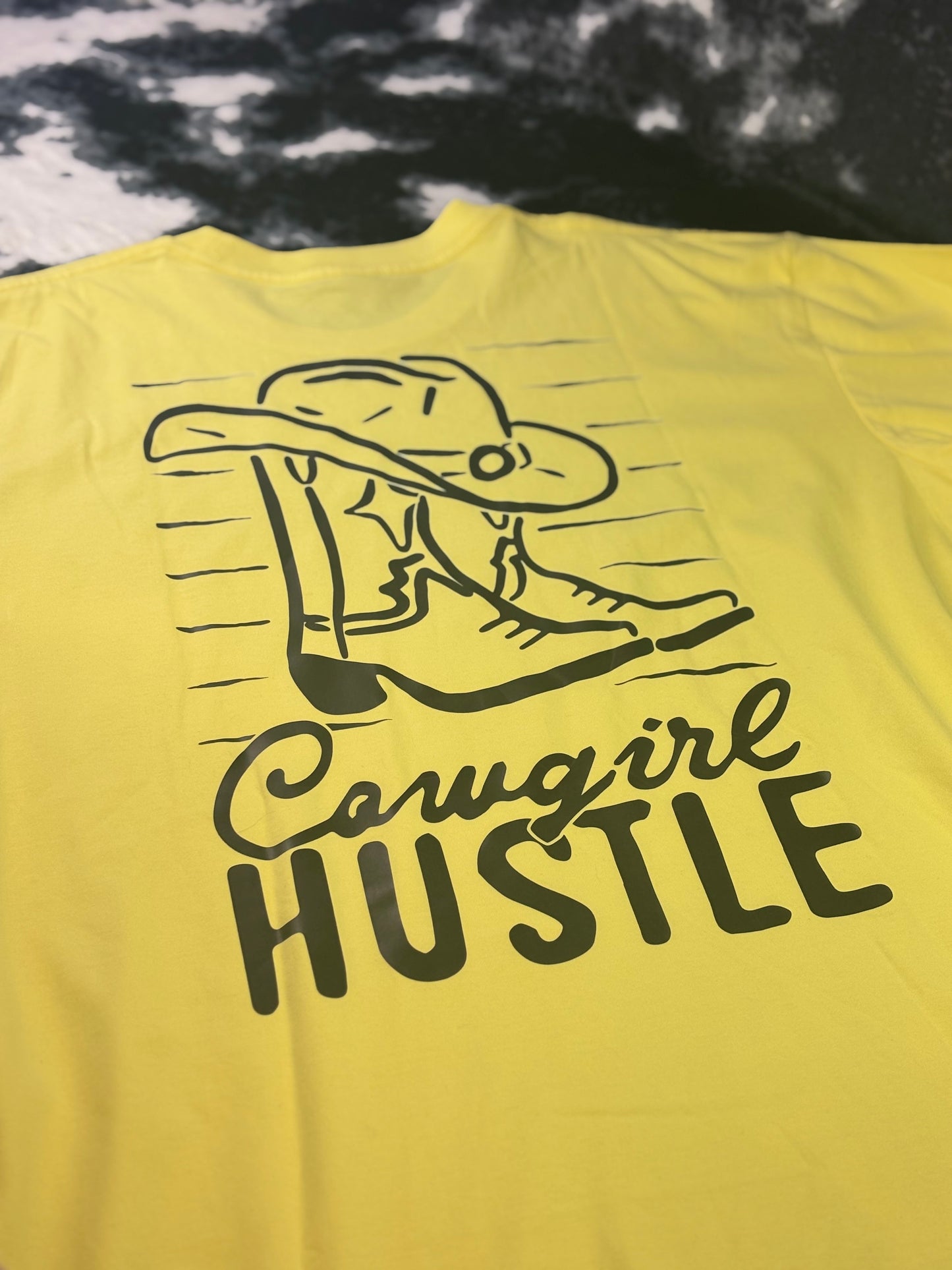 Cowgirl Hustle Logo Tee