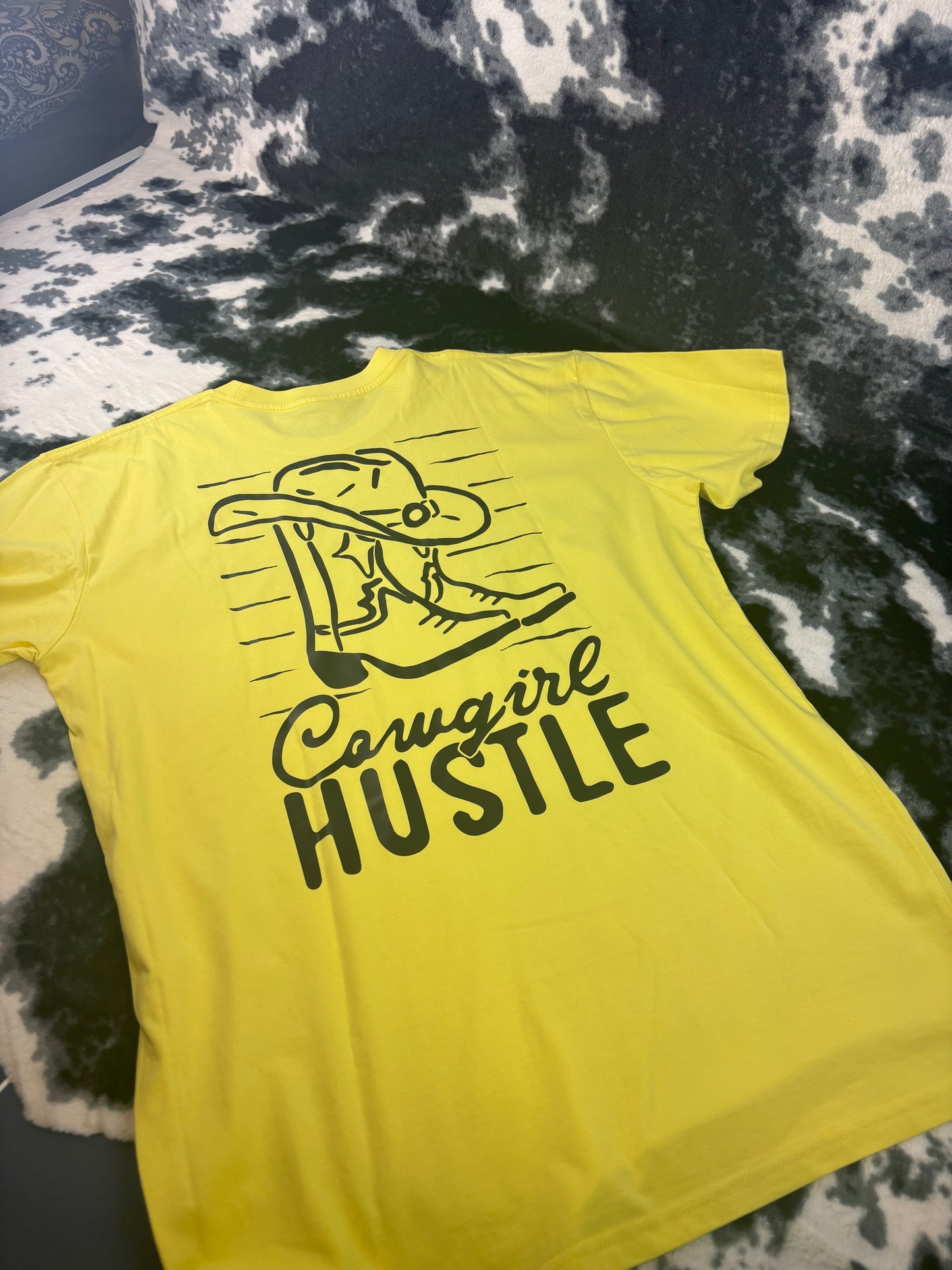 Cowgirl Hustle Logo Tee