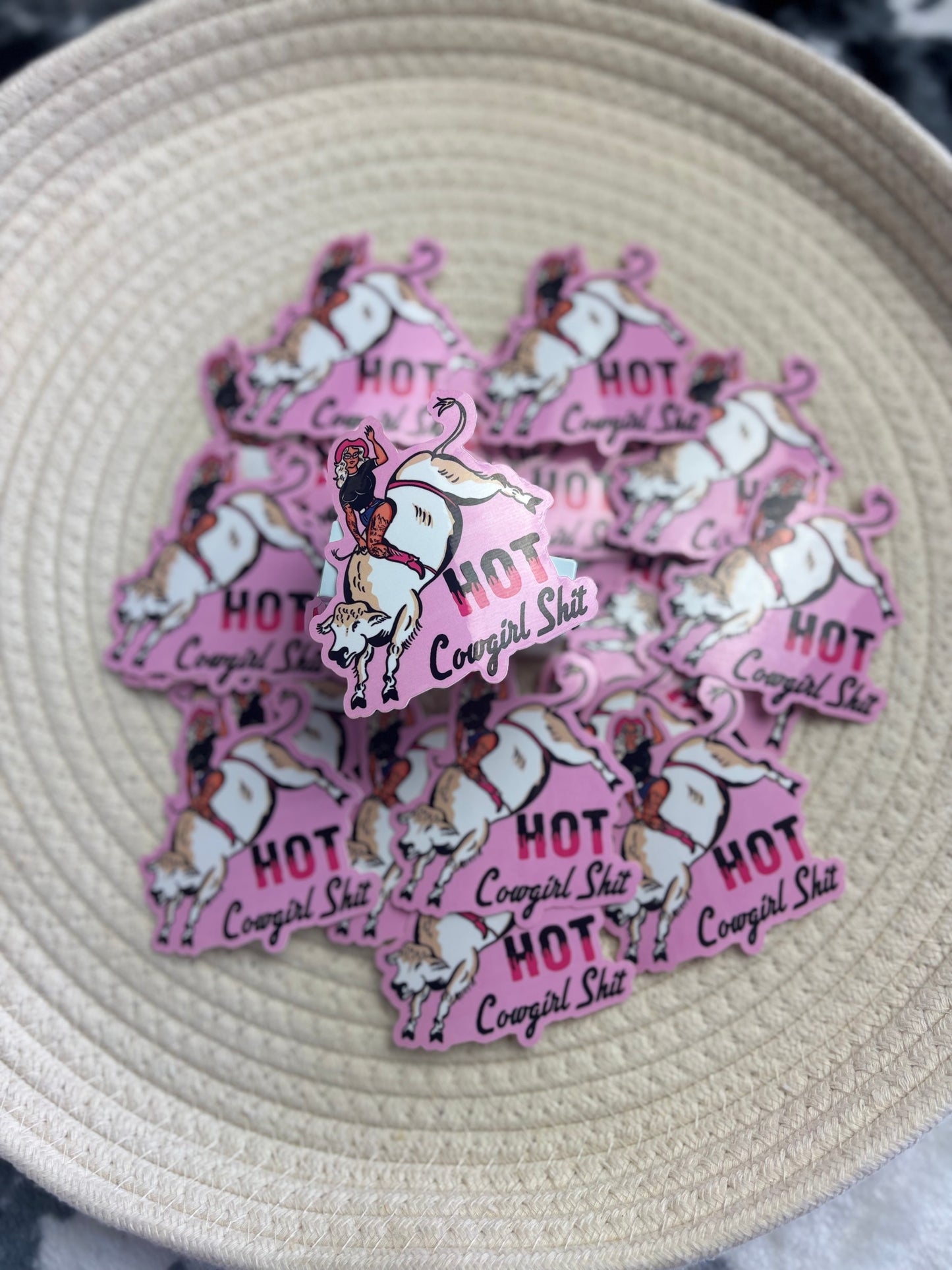 Hot Cowgirl Shit Sticker