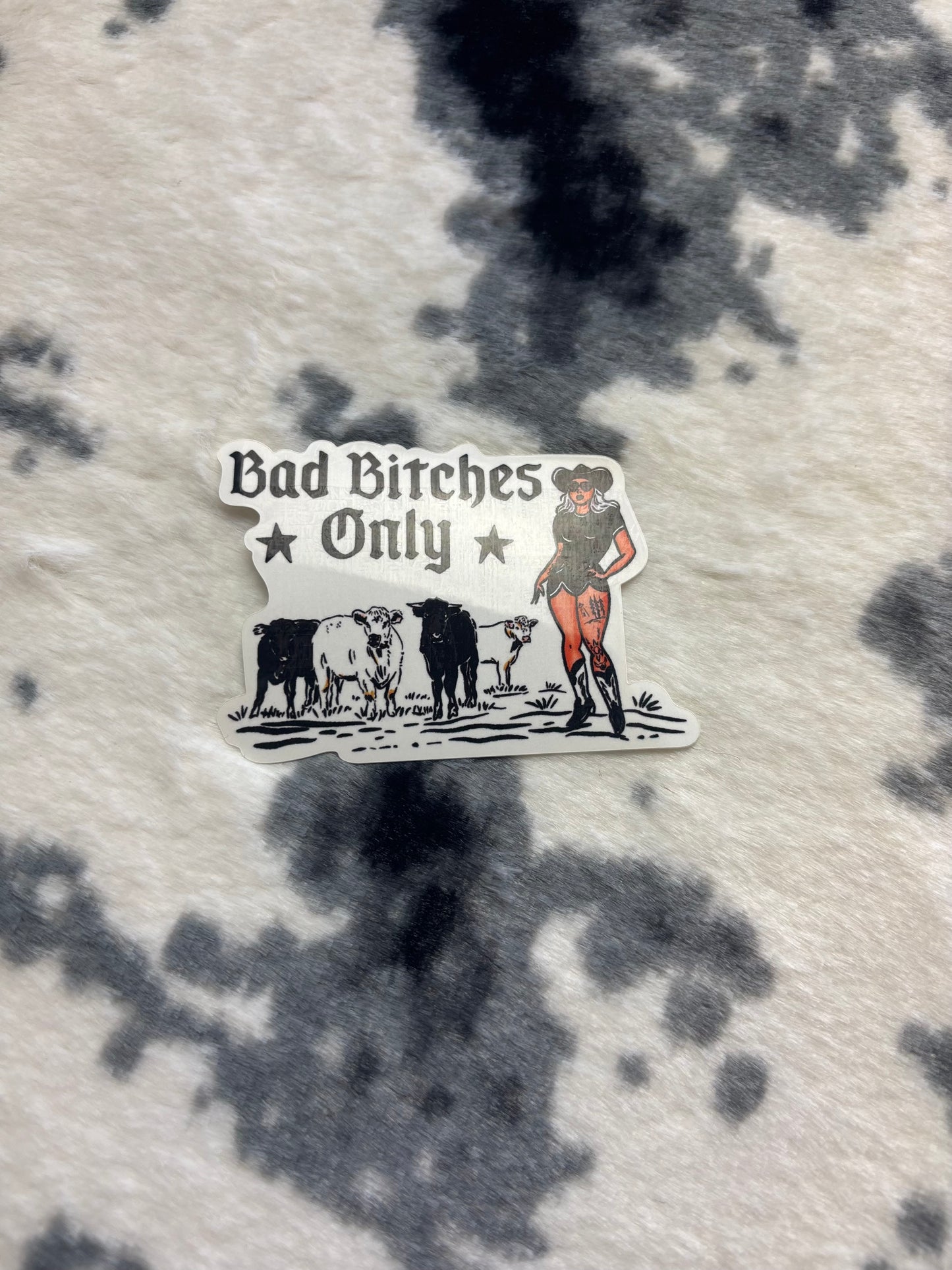 Bad Bitches Only Sticker