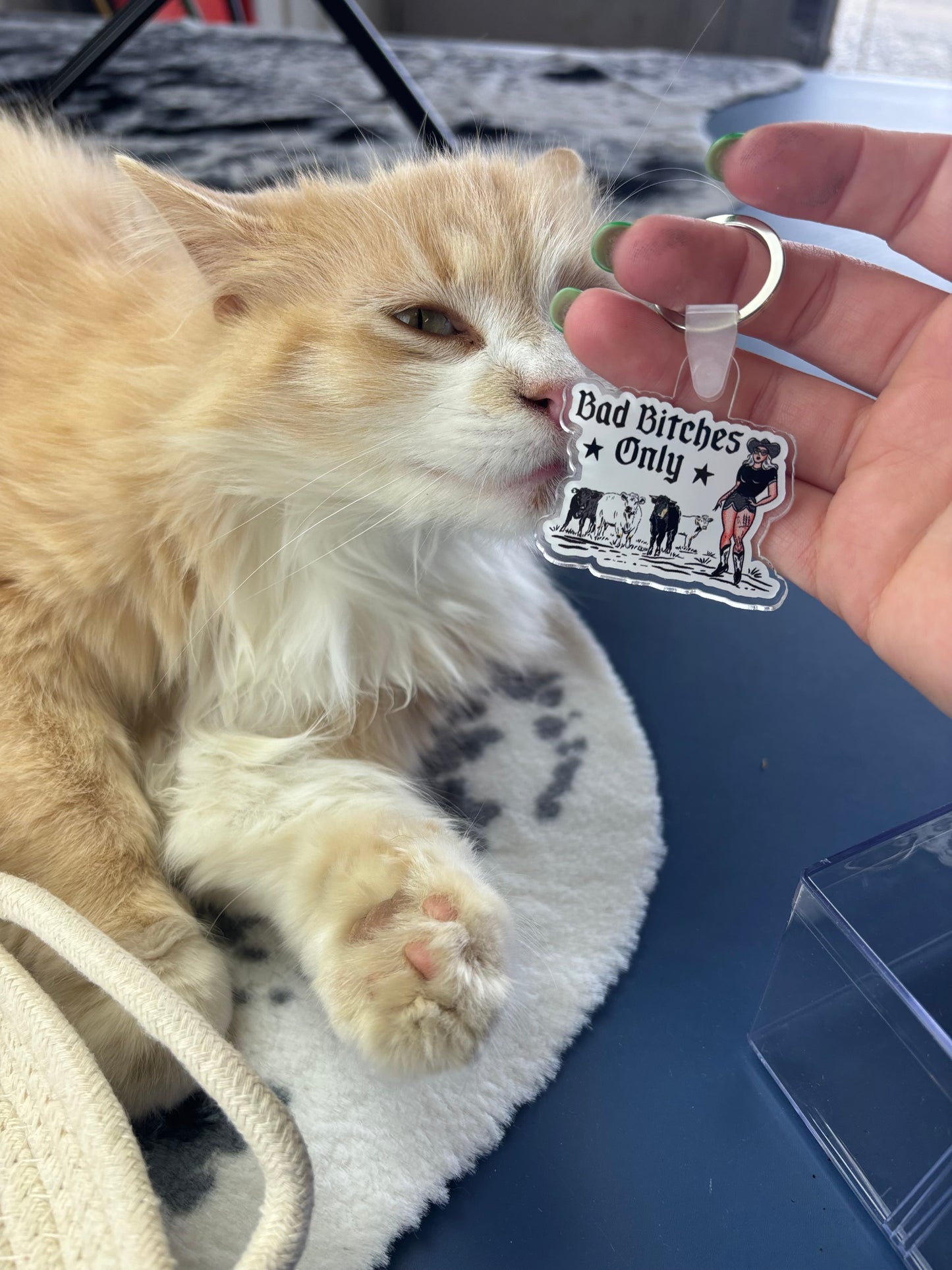Bad Bitches Only Keychain