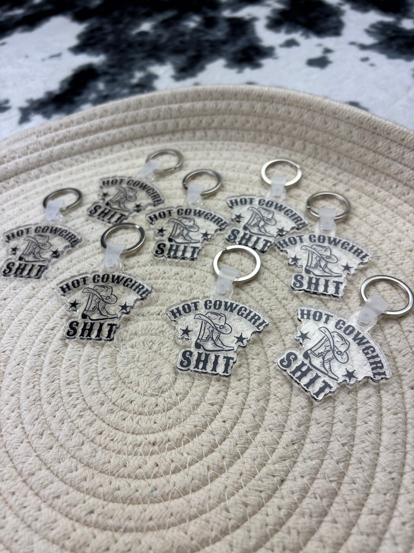 Hot Cowgirl Shit Keychain