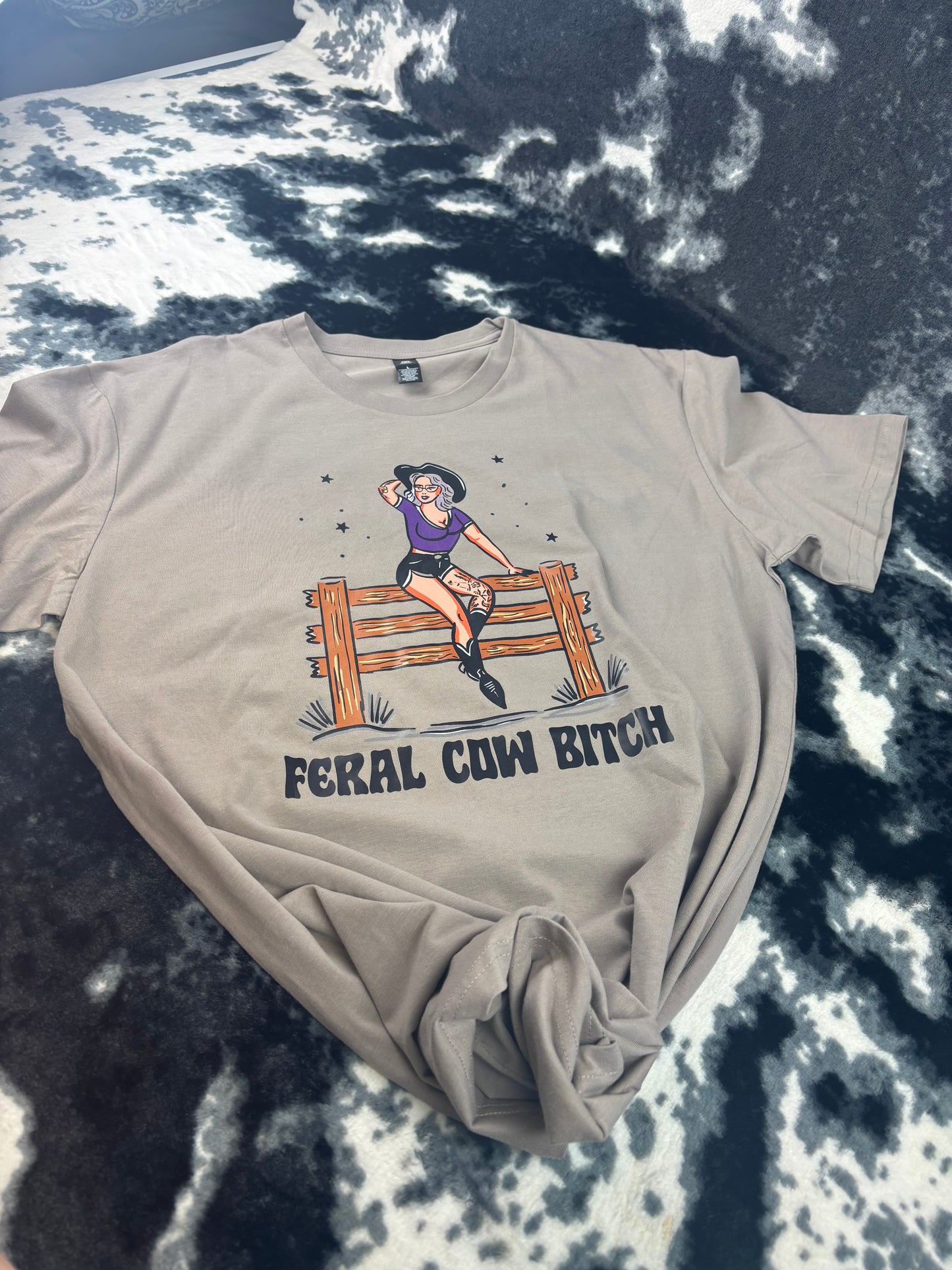 Feral Cow Bitch Tee