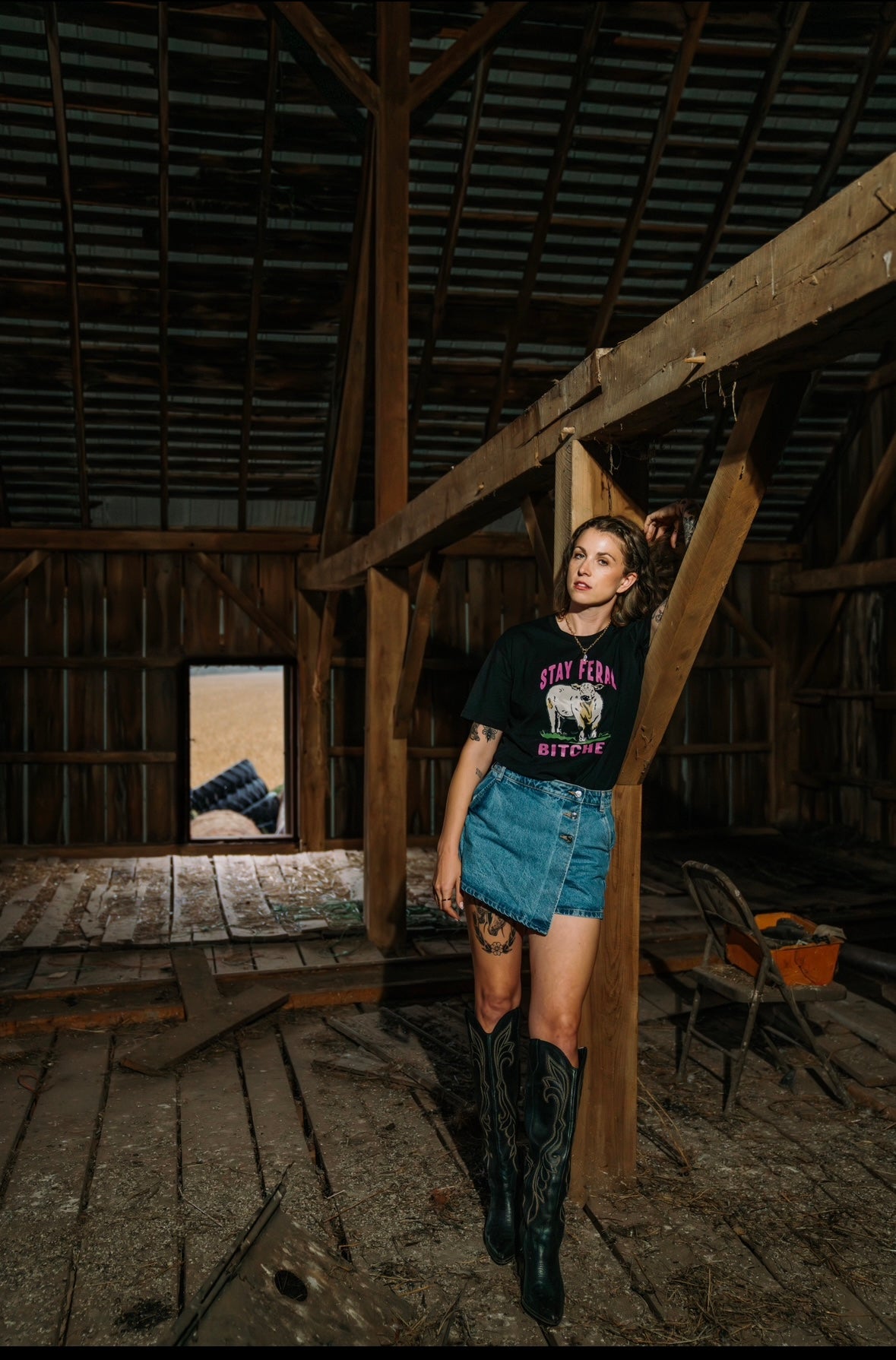 Stay Feral Bitches Tee