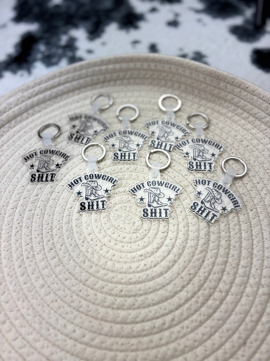 Hot Cowgirl Shit Keychain