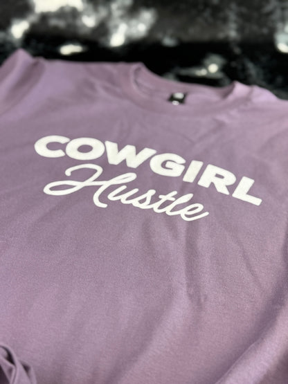 Cowgirl Hustle Script Tee