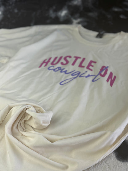 Hustle on Cowgirl Tee